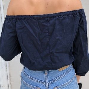 Brandy Melville over the shoulder top